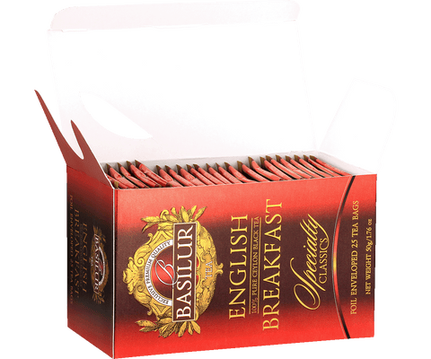 Té negro - ENGLISH BREAKFAST - 25 Bolsas - Basilur